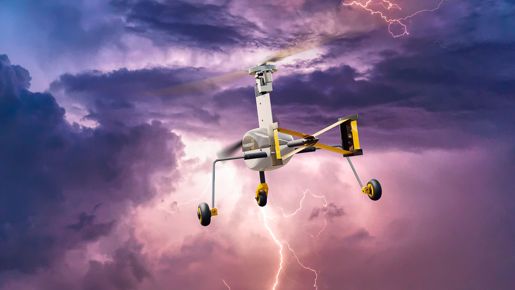 The TF-G1 is designed to withstand thunderstorms