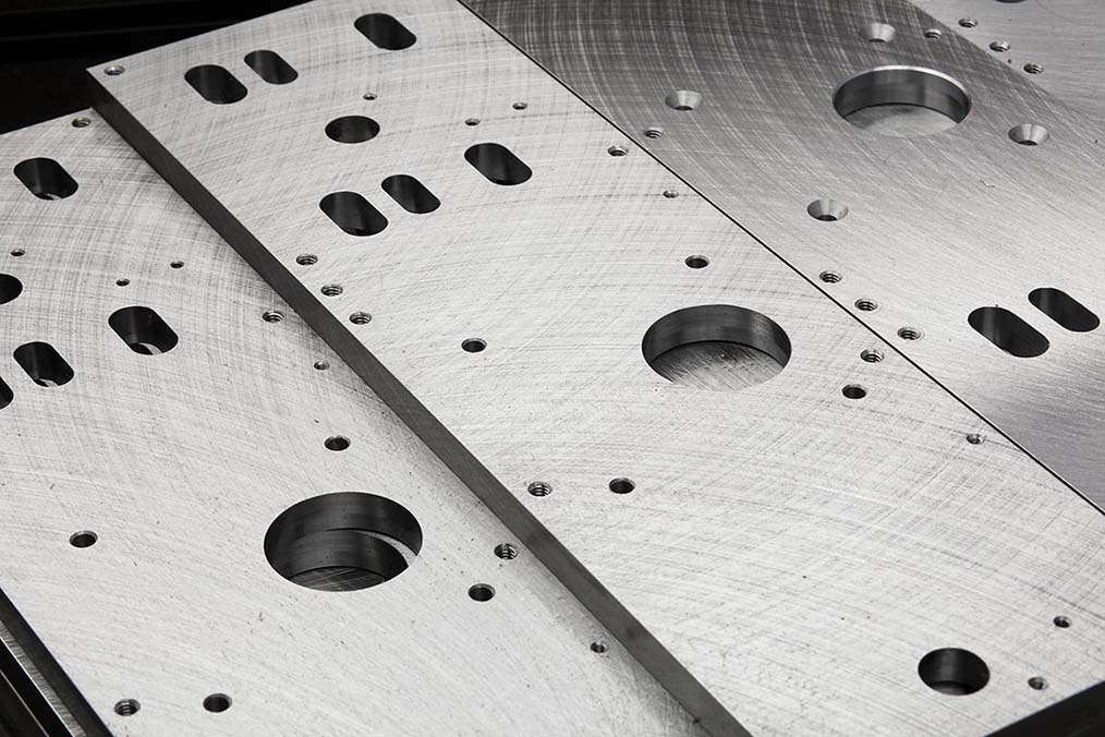 High-grade aluminum alloys used for all stressed parts